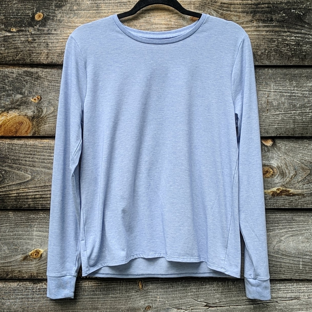 Outdoor Voices Light Blue Long Sleeve Tee